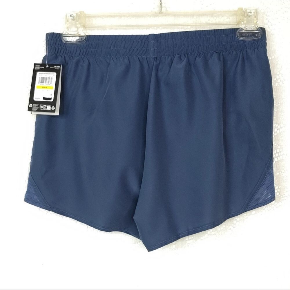 Under Armour Fly By Shorts 3" Hidden Pocket Blue Size Med - Picture 3 of 9